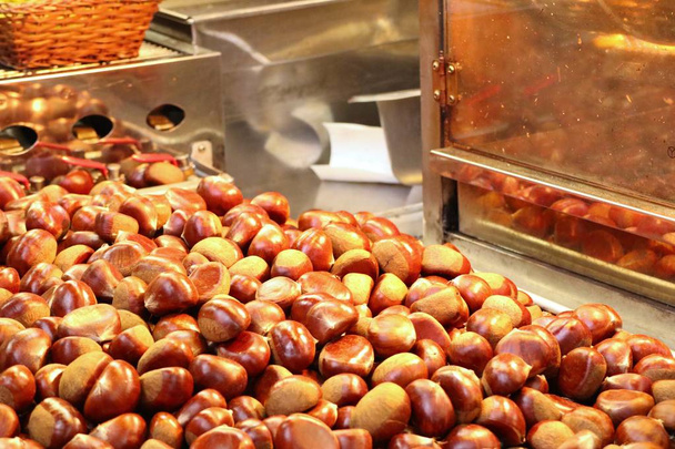 Chestnuts street food in korea - Photo, Image
