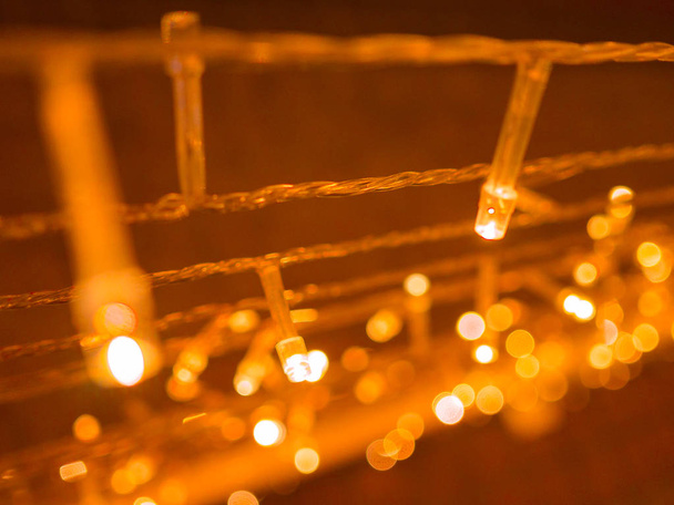 Fond flou bokeh lumière déconcentrée et texturé, pour Noël, Nouvel An fêtes et fond de célébration
 - Photo, image