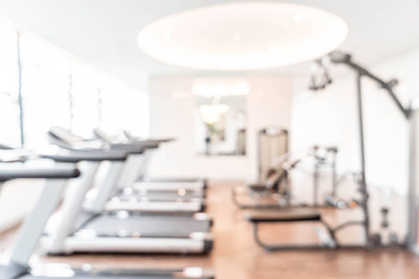 Blur gym background fitness center or health club with sports ex - Fotografie, Obrázek