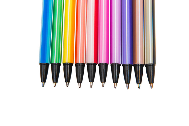 colored pens isolated  - Photo, Image