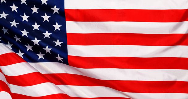 Amerikan bayrağı - özgürlük ve bağımsızlık sembolü - Fotoğraf, Görsel