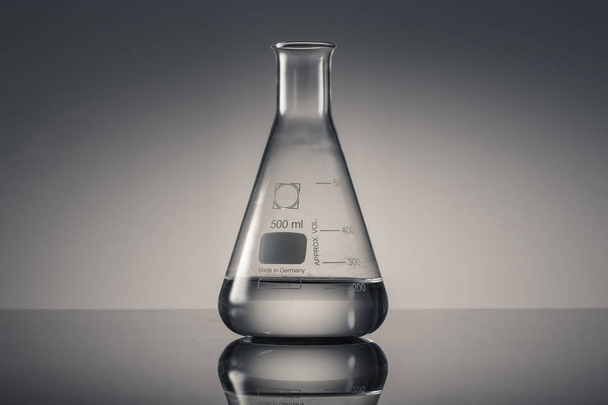 Laboratory graduated beaker isolated on white background - Photo, Image