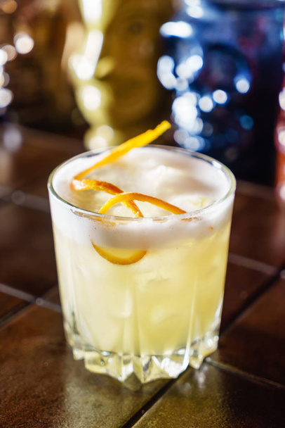 cocktail, drink  in the bar, close up - Фото, зображення