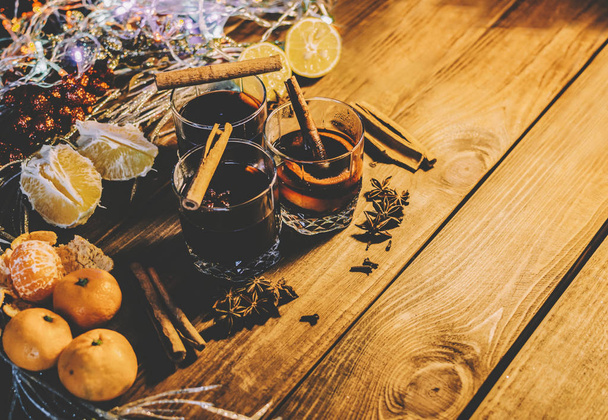Mulled Wine In Glass - Photo, Image