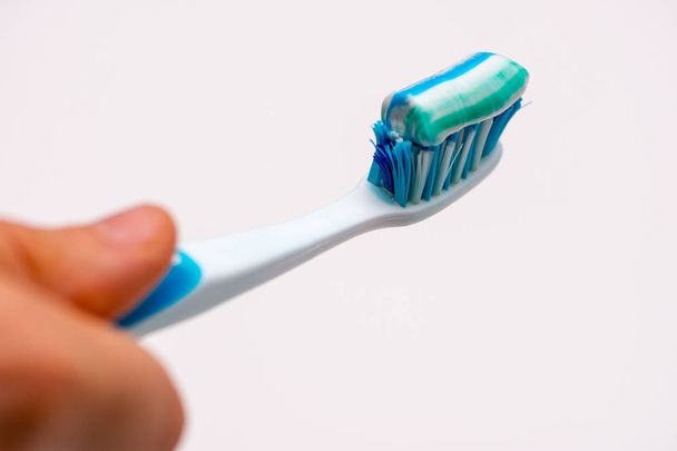 paste on the toothbrush  - Photo, Image