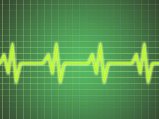 heart pulse illustration - Photo, Image