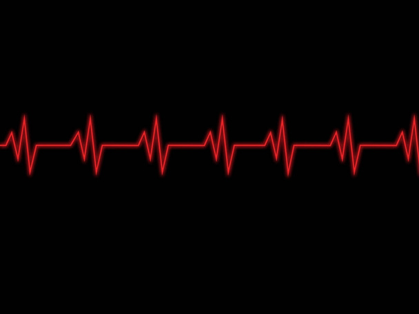καρδιά απεικόνιση σφυγμού - Φωτογραφία, εικόνα