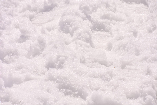 Foto Imagen del patrón de textura de nieve para el fondo - Foto, Imagen