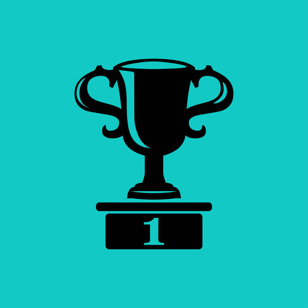 Champions cup pictogram - Vector, afbeelding