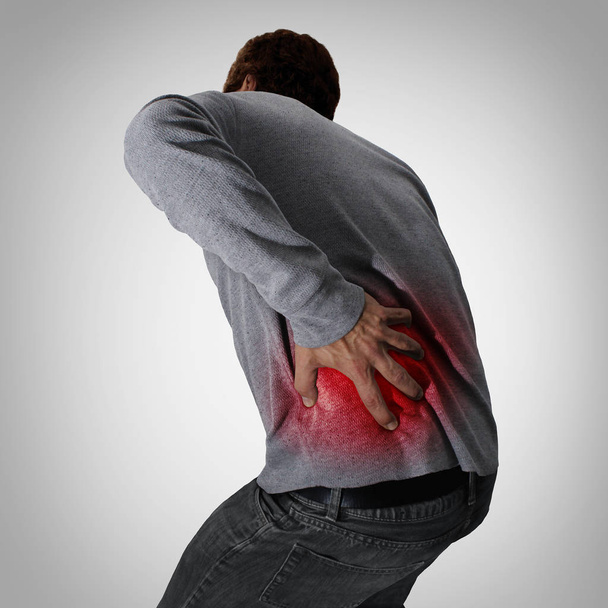 Dolor de espalda muscular
  - Foto, imagen