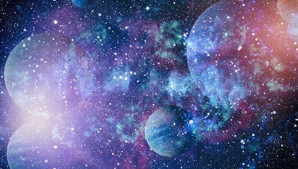 Nebula and galaxies in space. Elements of this image furnished by NASA. - Foto, Bild
