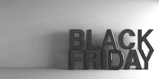 Black words Black Friday - Photo, Image