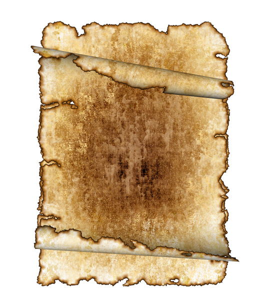 Грубые старинные пергаментные свитки
 - Фото, изображение