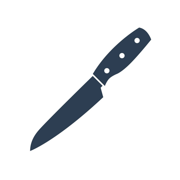 cuchillo de cocina icono plano
 - Vector, Imagen