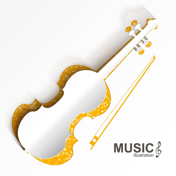 Musical Instrument Template - Vector, imagen