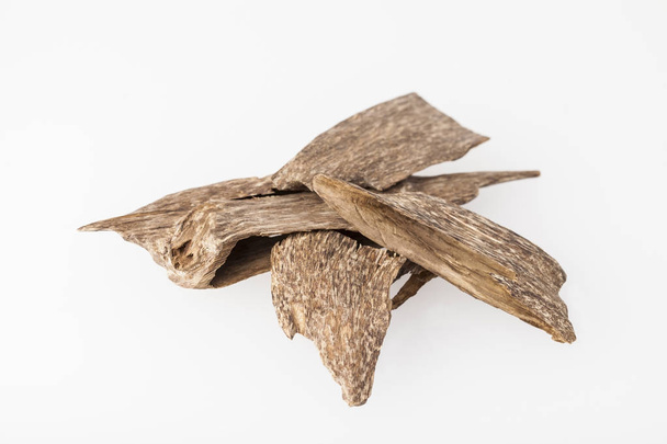 Agarwood, also called aloeswood, incense chips from Thailand - Foto, afbeelding