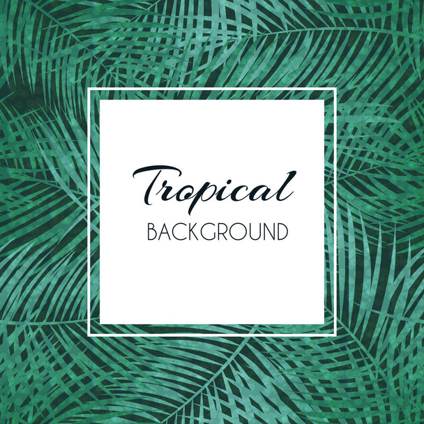Fondo tropical naturalista colorido de la hoja de Libistones Palm. Ilustración vectorial
 - Vector, imagen