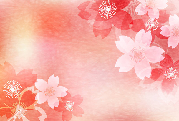 Вишневе цвітіння Квіти Весняний фон
 - Вектор, зображення