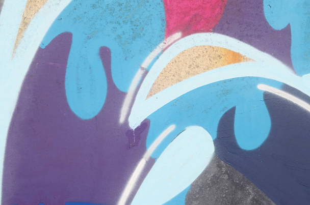 Зображення тла з графіті, яке наноситься на бетонну стіну аерозольними фарбами
 - Фото, зображення
