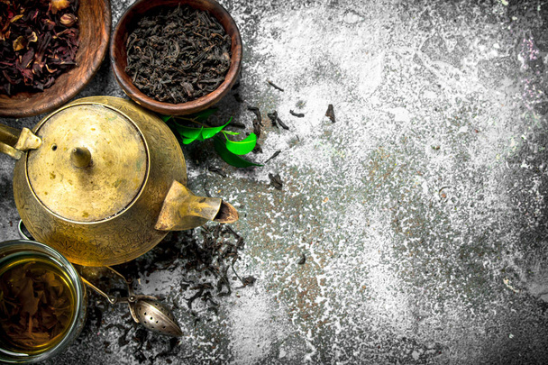 Aromatic Indian tea. - Foto, Bild