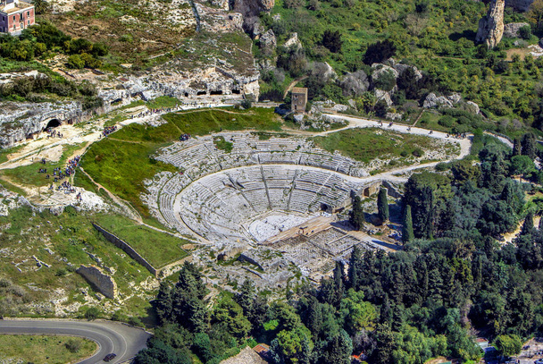 Ελληνικό Θέατρο της Σικελίας Συρακούσες - Φωτογραφία, εικόνα