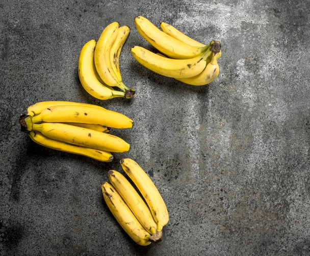 Fresh bunches of bananas. - Φωτογραφία, εικόνα