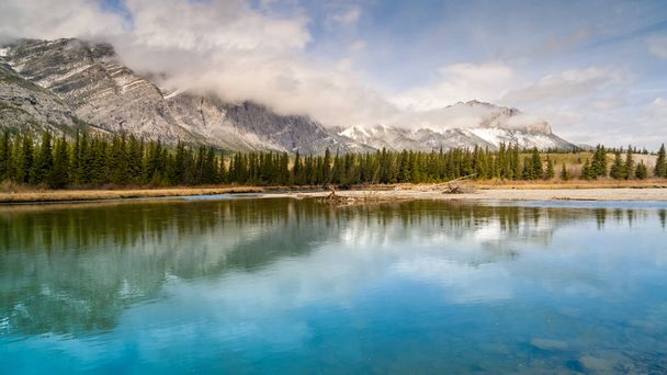 The Bow river in the Canadian Rockies - Photo, Image