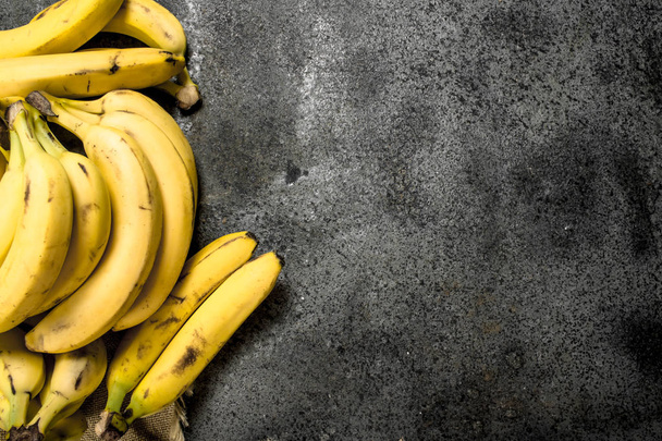 Fresh bunches of bananas. - Foto, immagini