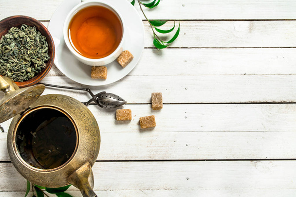 Aromatic Indian tea. - Foto, Imagen