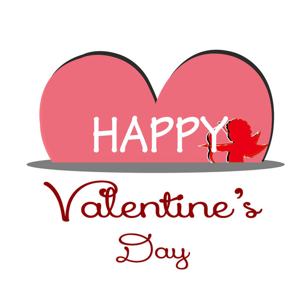 Happy Valentines day - Vector, Imagen