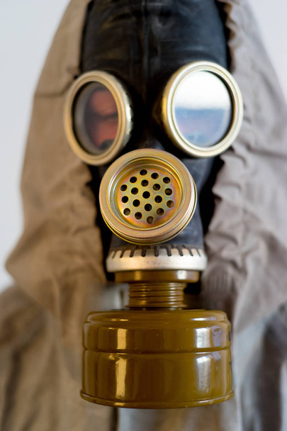 People in gas masks - Фото, изображение