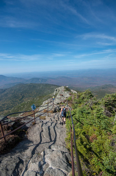 view of the Adirondacks from the summit of whiteface mountain - Foto, Imagen