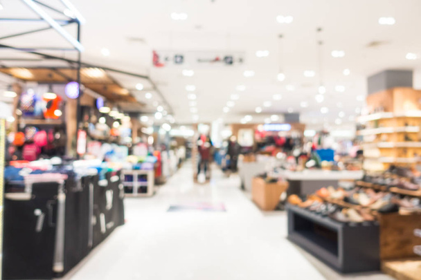 Abstract blur and defocused shopping mall in department store interior for background - Photo, Image