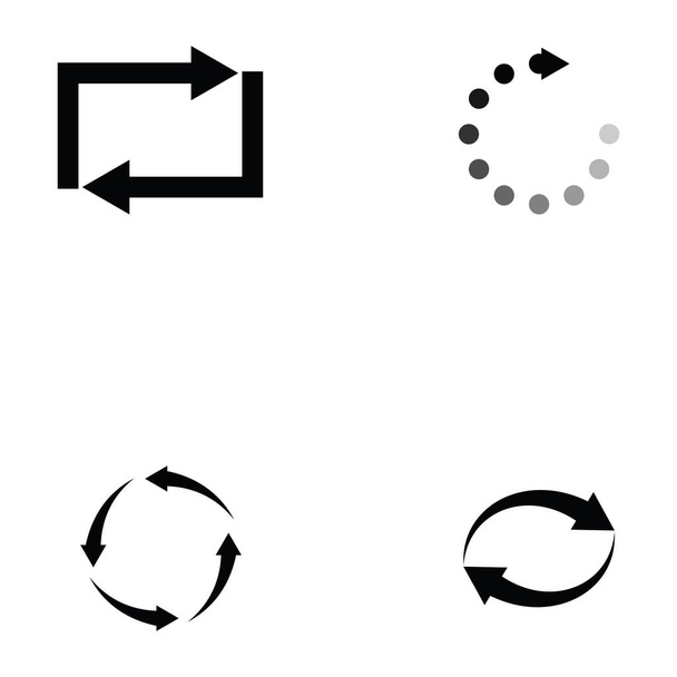 vernieuwen pictogrammenset - Vector, afbeelding