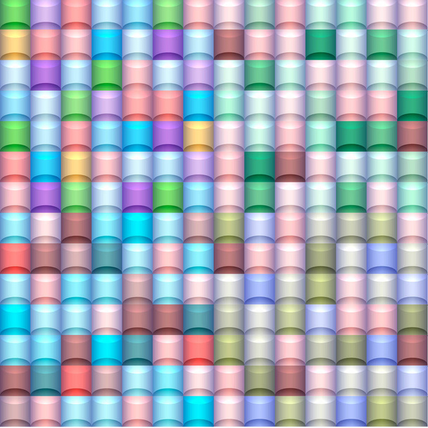 απρόσκοπτη pixel μοτίβο. κυρτή κατασκευή. Εικονογράφηση διάνυσμα - Διάνυσμα, εικόνα