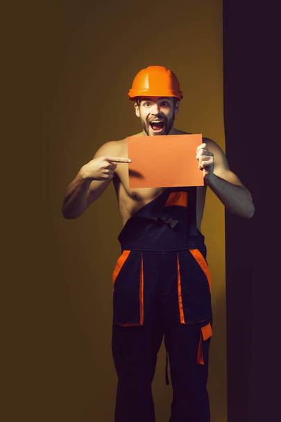 sexy muscular man builder - Zdjęcie, obraz