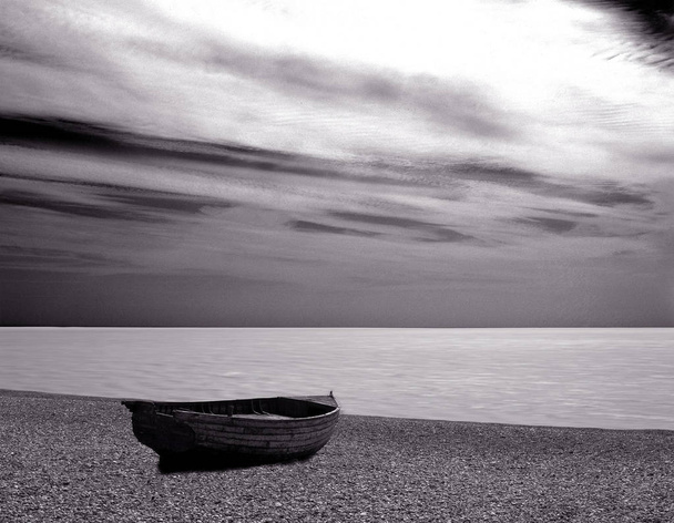 boat, beach, sea movemet - Photo, Image
