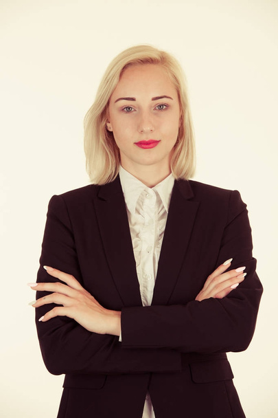 attractive ceo - corporate portrait of a beautiful blond busines - Photo, image