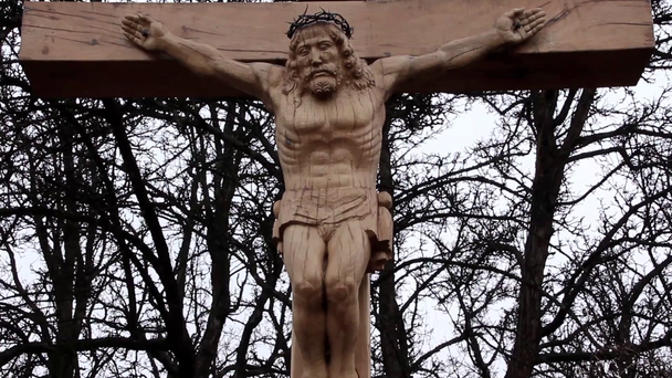 ukrzyżowanie Jezusa Chrystusa - Materiał filmowy, wideo