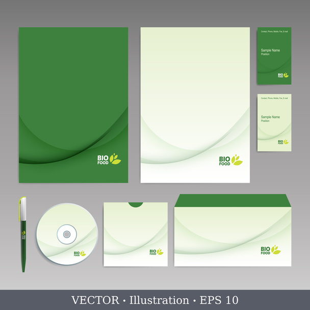 Corporate identity template. - Vector, Imagen