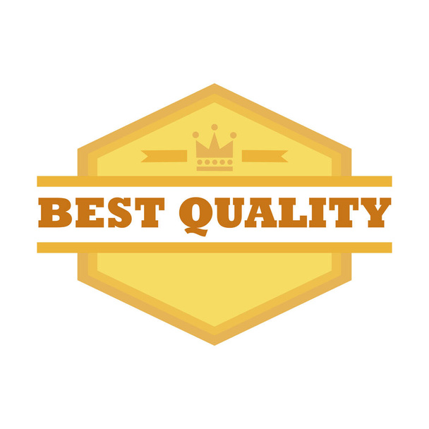 Best Quality Shield Emblem Vintage Badge Vector Illustration Graphic - Vecteur, image