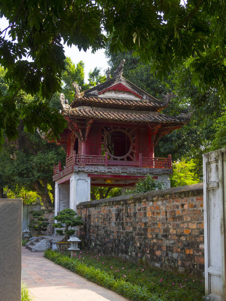 Literature Temple in Hanoi - Valokuva, kuva