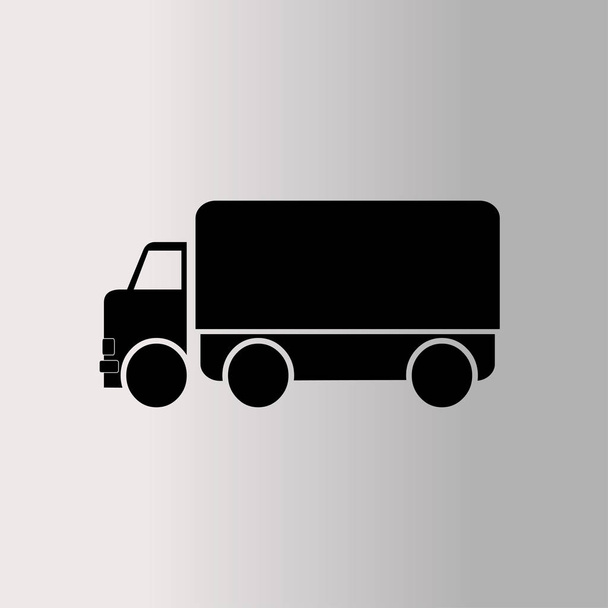 Иконка иллюстрации грузовика
  - Вектор,изображение