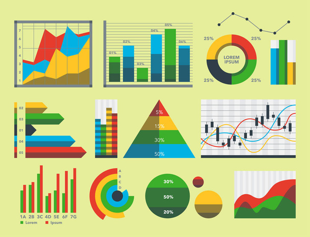 Елементи діаграми проектування Векторна ілюстрація шаблону даних інфографіки бізнес-потоку
 - Вектор, зображення