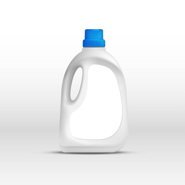 Laundry detergent plastic bottle - Vektor, kép