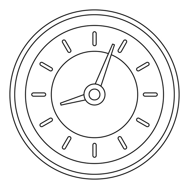 Clock icon, outline style. - Vektor, kép