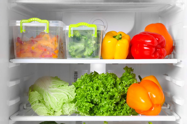 Refrigerator full of food - Fotografie, Obrázek