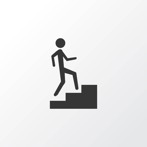 Step up icon symbol. Premium quality isolated staircase element in trendy style. - Photo, Image