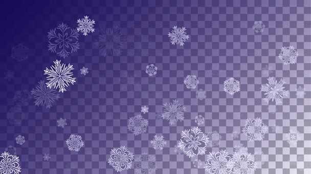 Snowflakes Christmas Background. - Vektori, kuva
