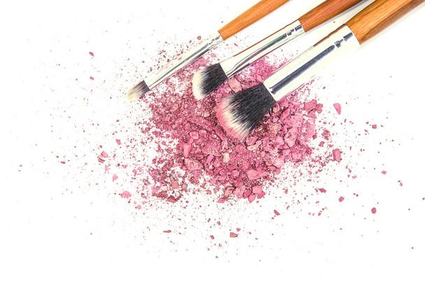 Cosmetics on a white background. Isolate. Selective focus. - Photo, Image